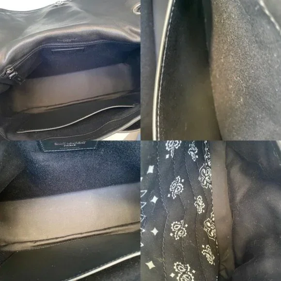 SOLD Saint Laurent YSL Medium Niki Chevron Quilted Bandana Bag - Picture 15 of 16